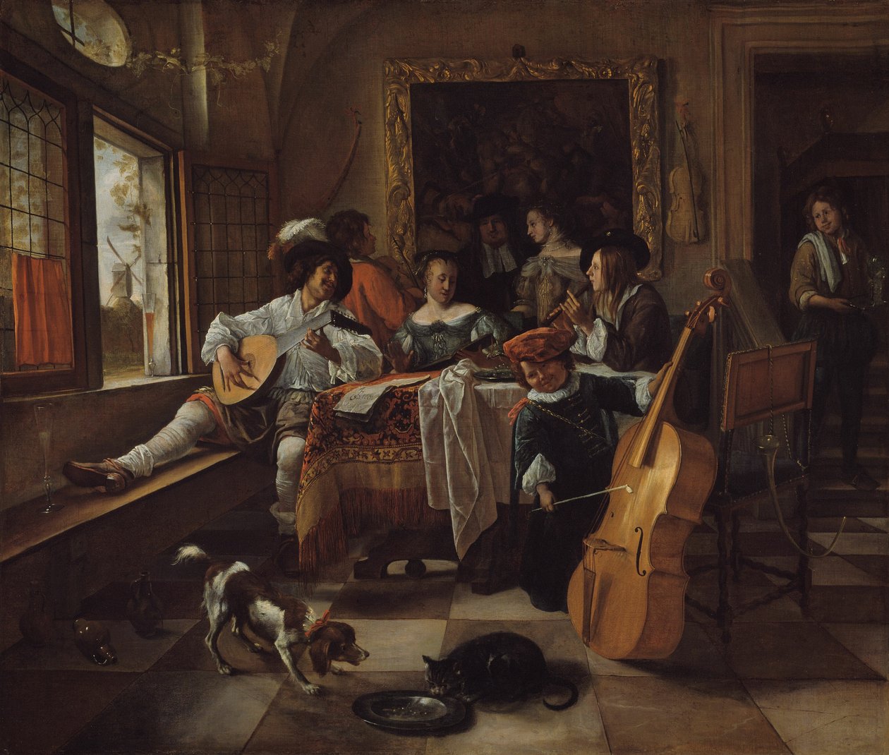 Il Concerto di Famiglia da Jan Steen