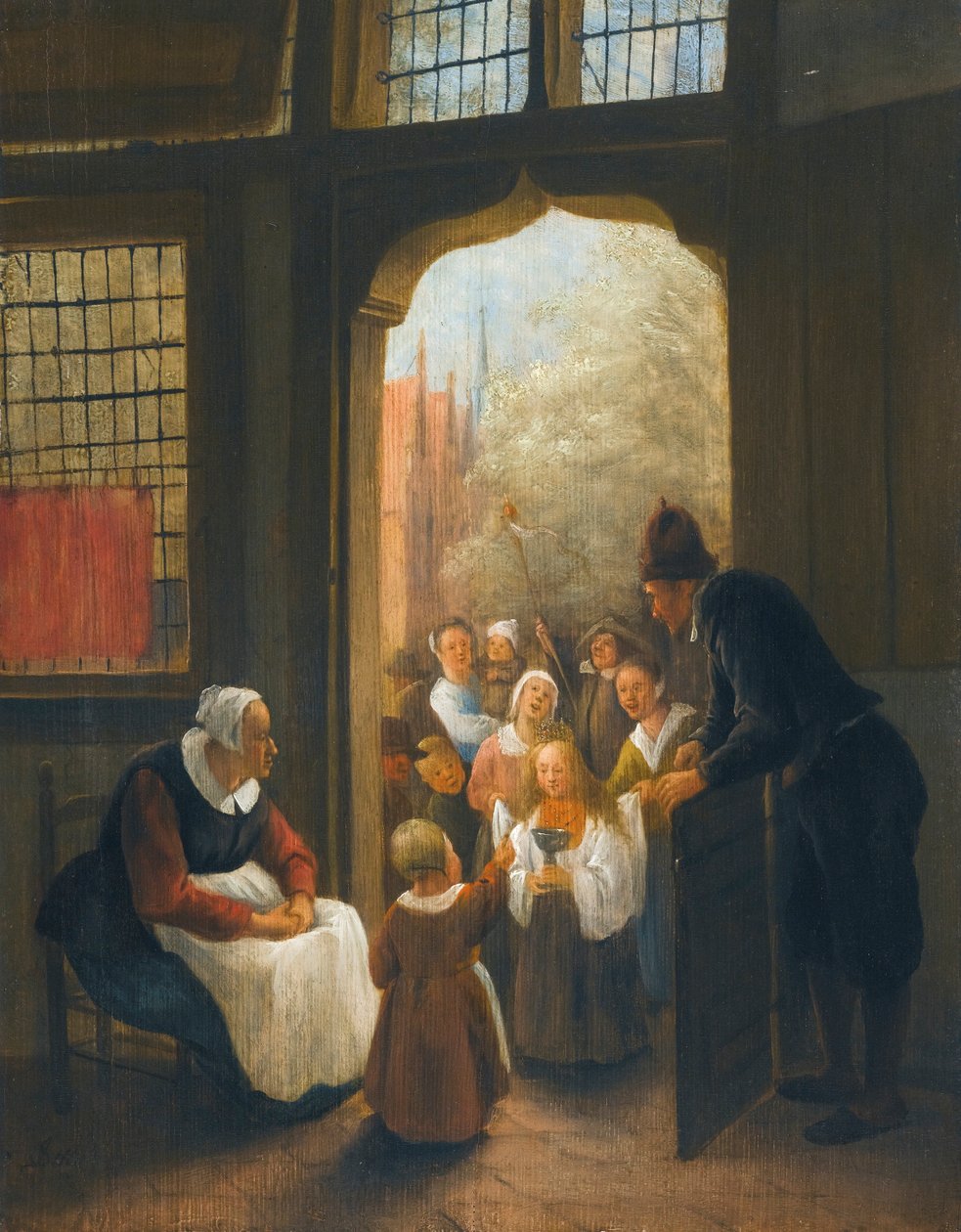 La sposa di Pentecoste da Jan Steen