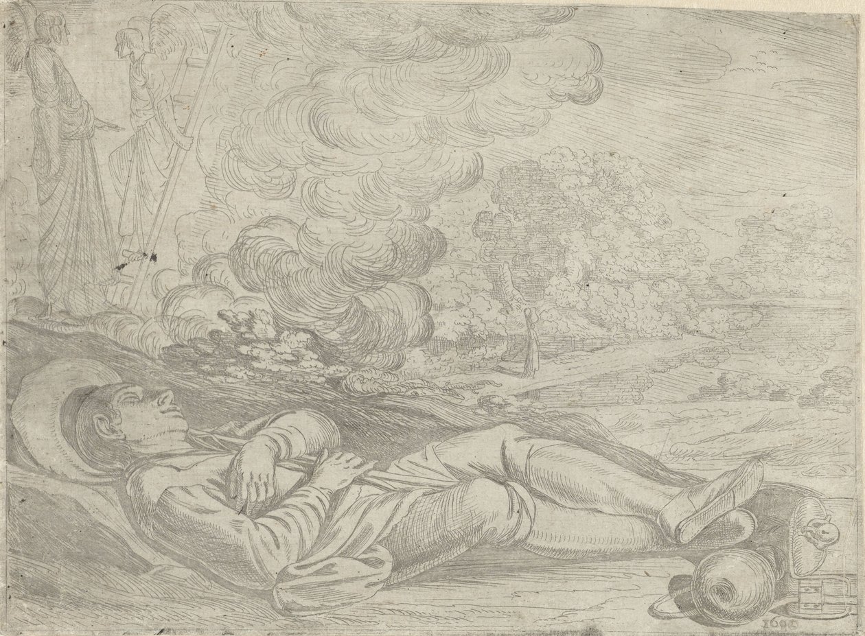 Il sogno di Giacobbe da Jan Symonsz Pynas