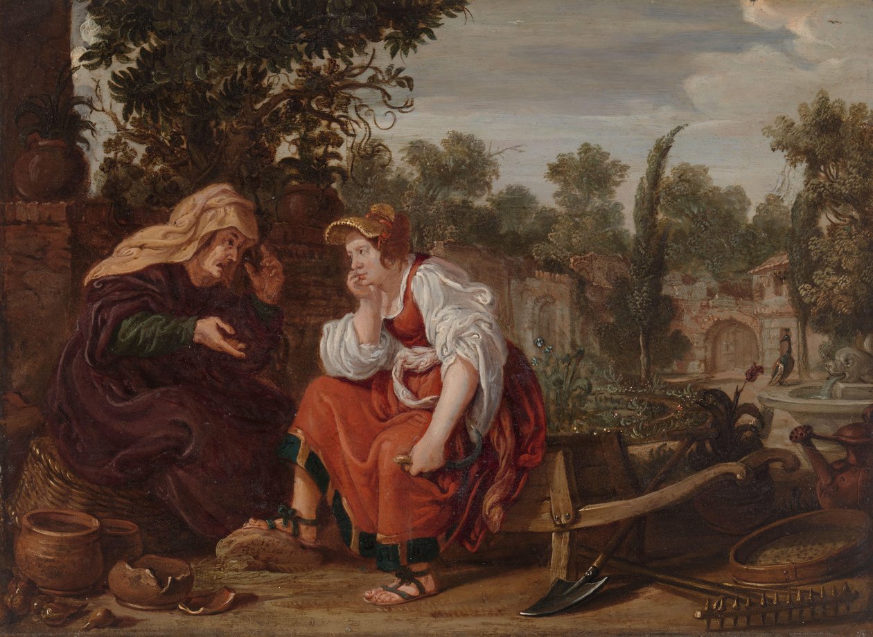 Vertumno e Pomona da Jan Tengnagel
