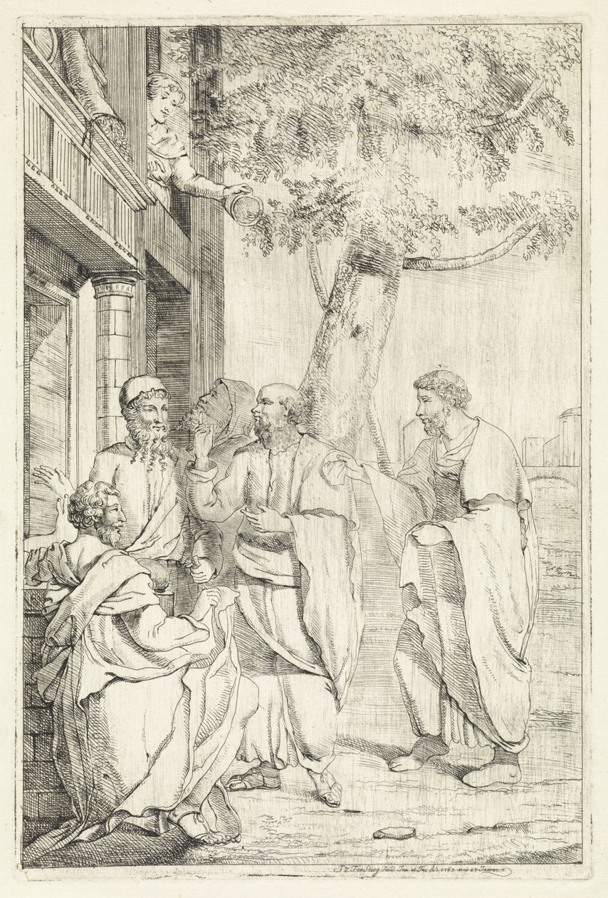 Socrate e Santippe da Jan Tersteeg