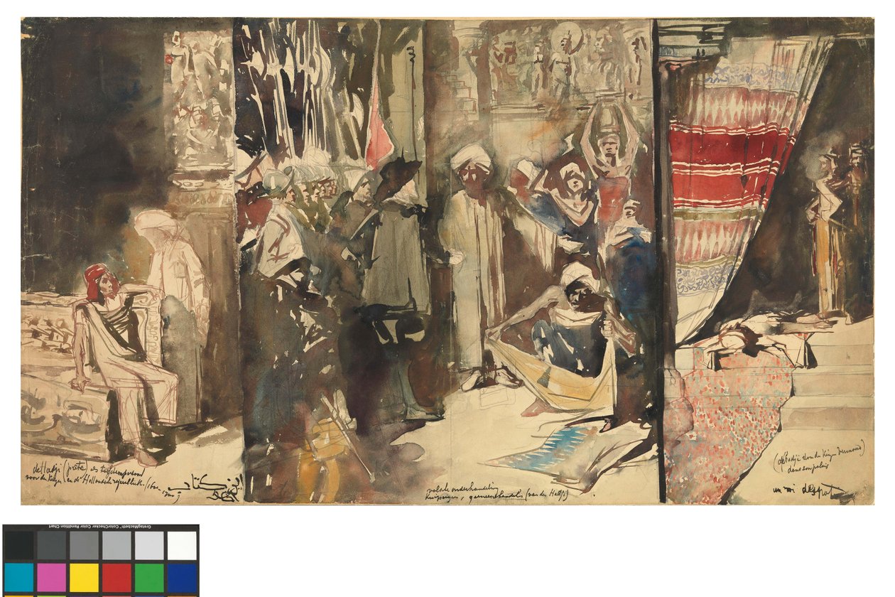 Grande trittico indiano da Jan Toorop