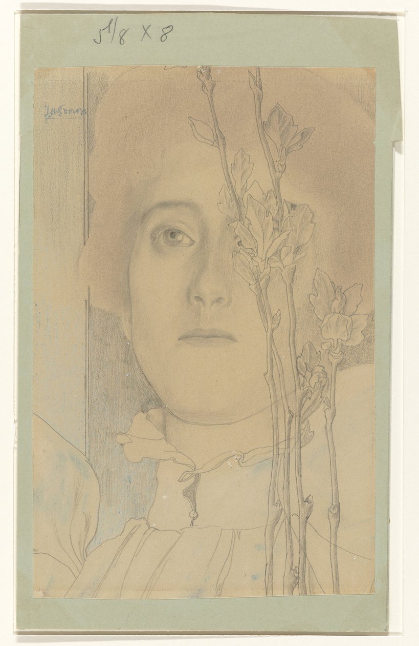 Ritratto di una donna sconosciuta da Jan Toorop