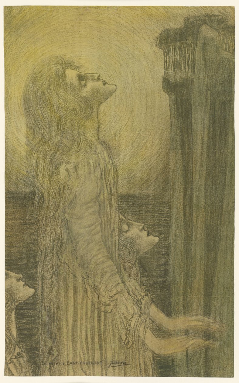 Bozzetto per Panis Angelicus da Jan Toorop