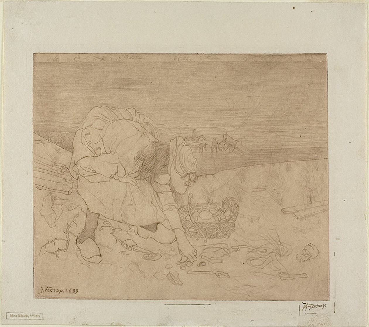 Bambino che piange da Jan Toorop