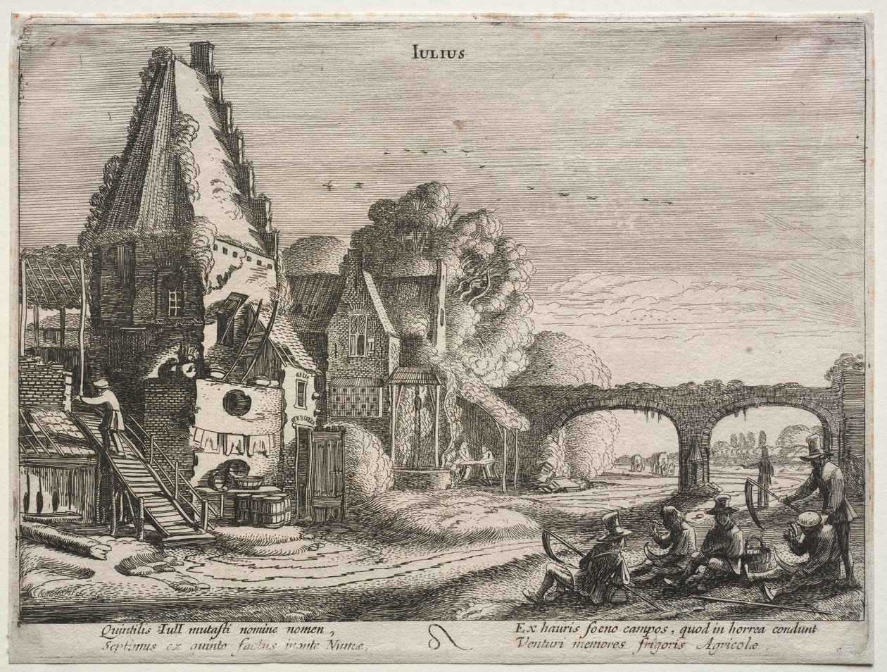 I dodici mesi: Luglio da Jan Van de Velde
