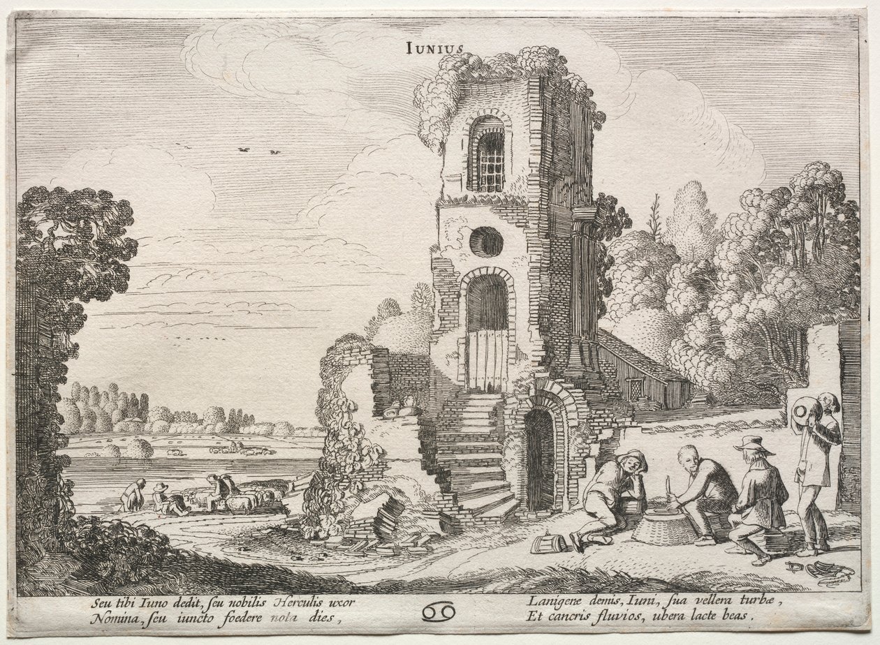 I dodici mesi: Giugno da Jan Van de Velde