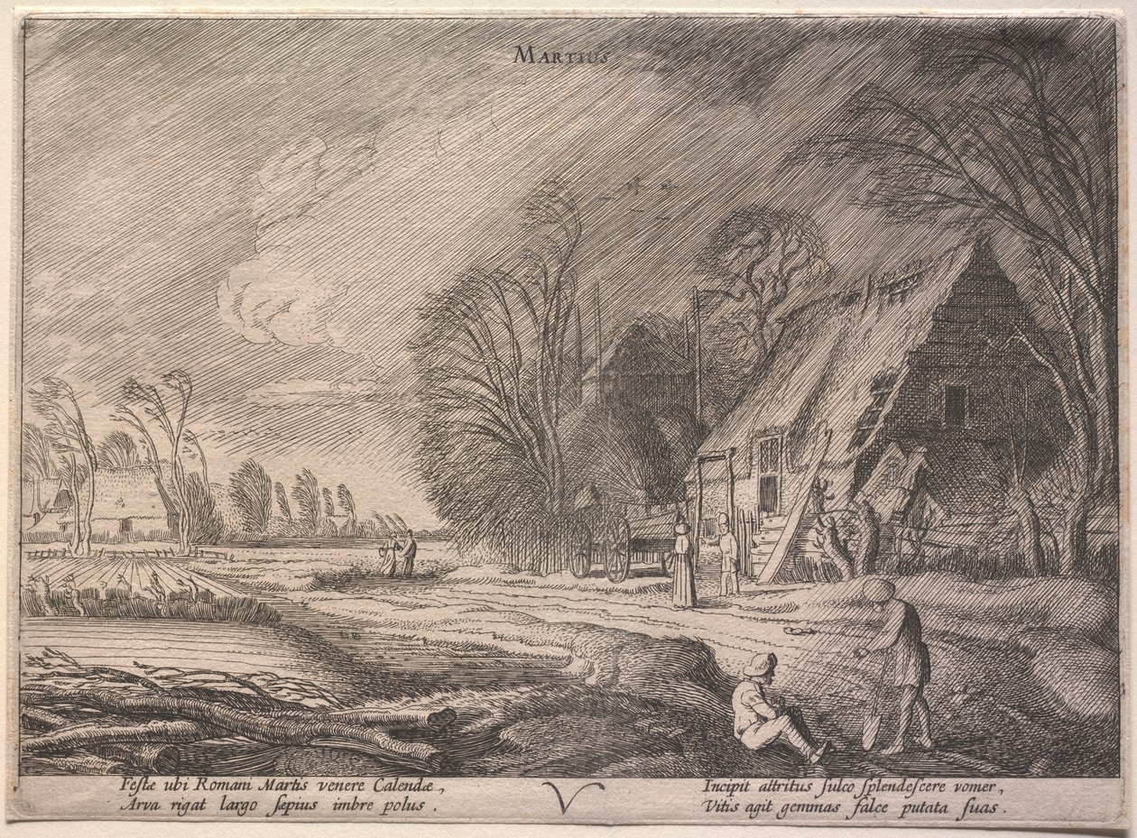 I dodici mesi: Marzo da Jan Van de Velde