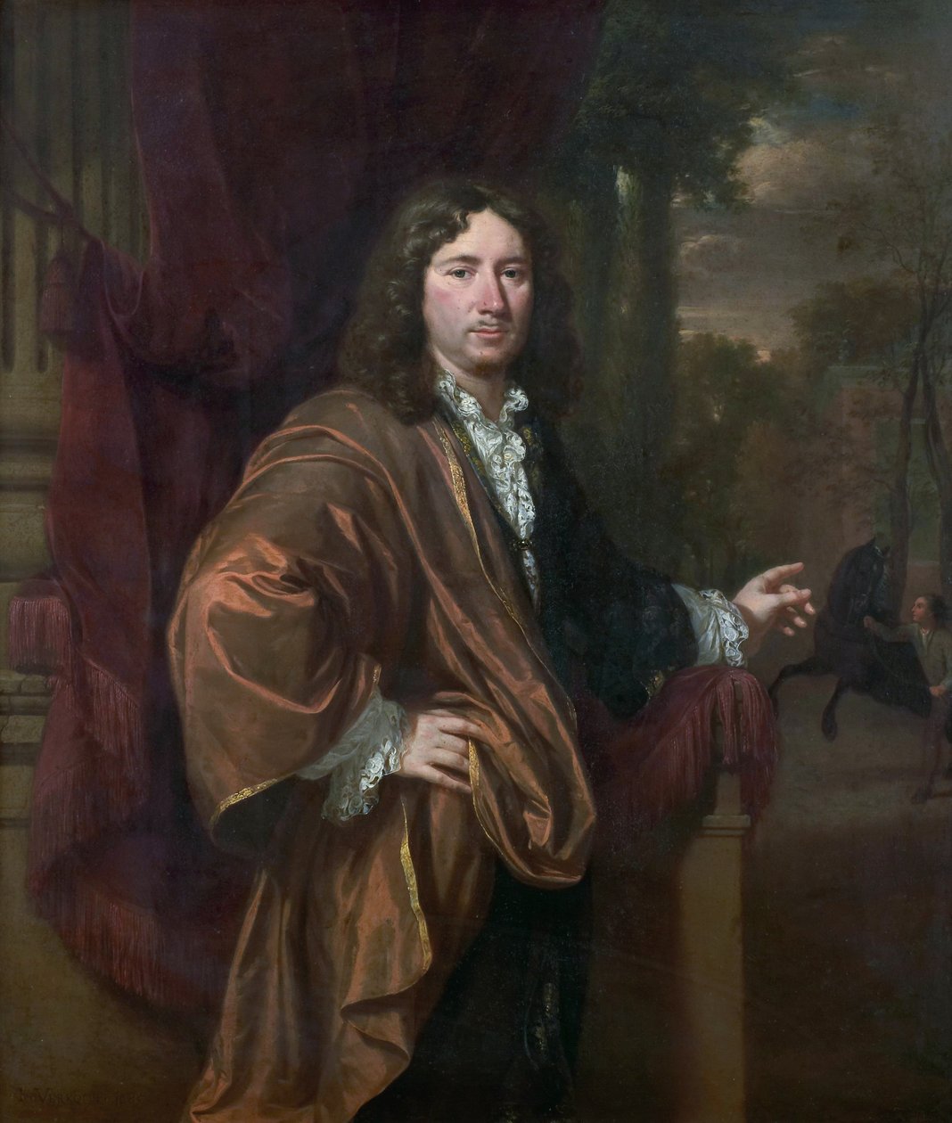 Ritratto di un uomo da Jan Verkolje