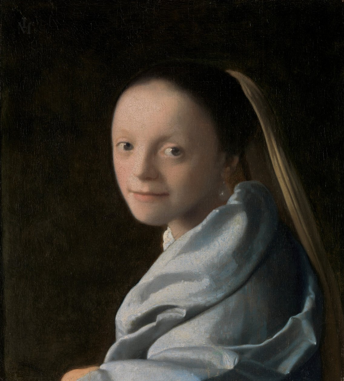 Studio di una giovane donna da Jan Vermeer van Delft