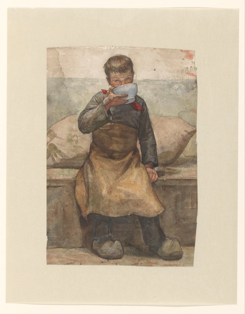 Ragazzo che beve da Jan Veth
