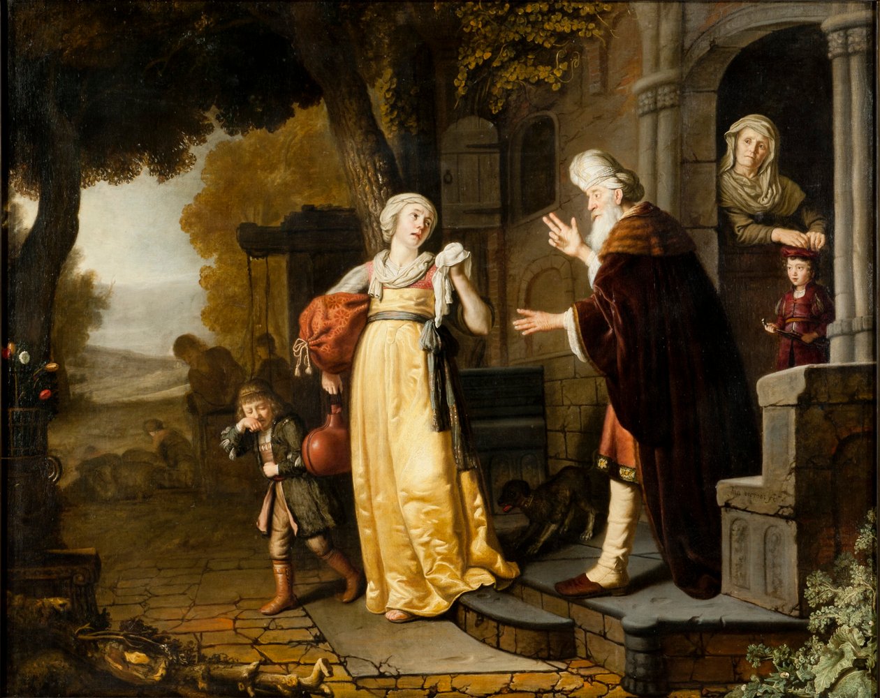 Il congedo di Agar da Jan Victors