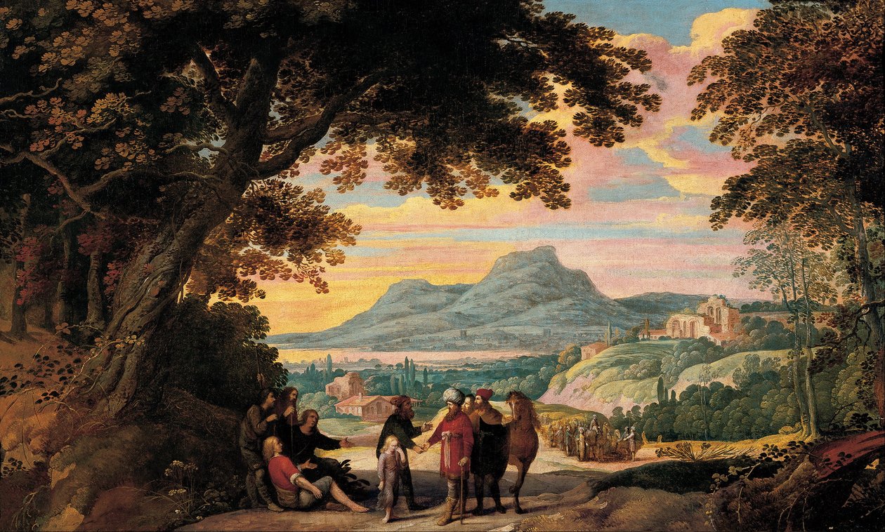 Giuseppe venduto dai suoi fratelli da Jan Wildens