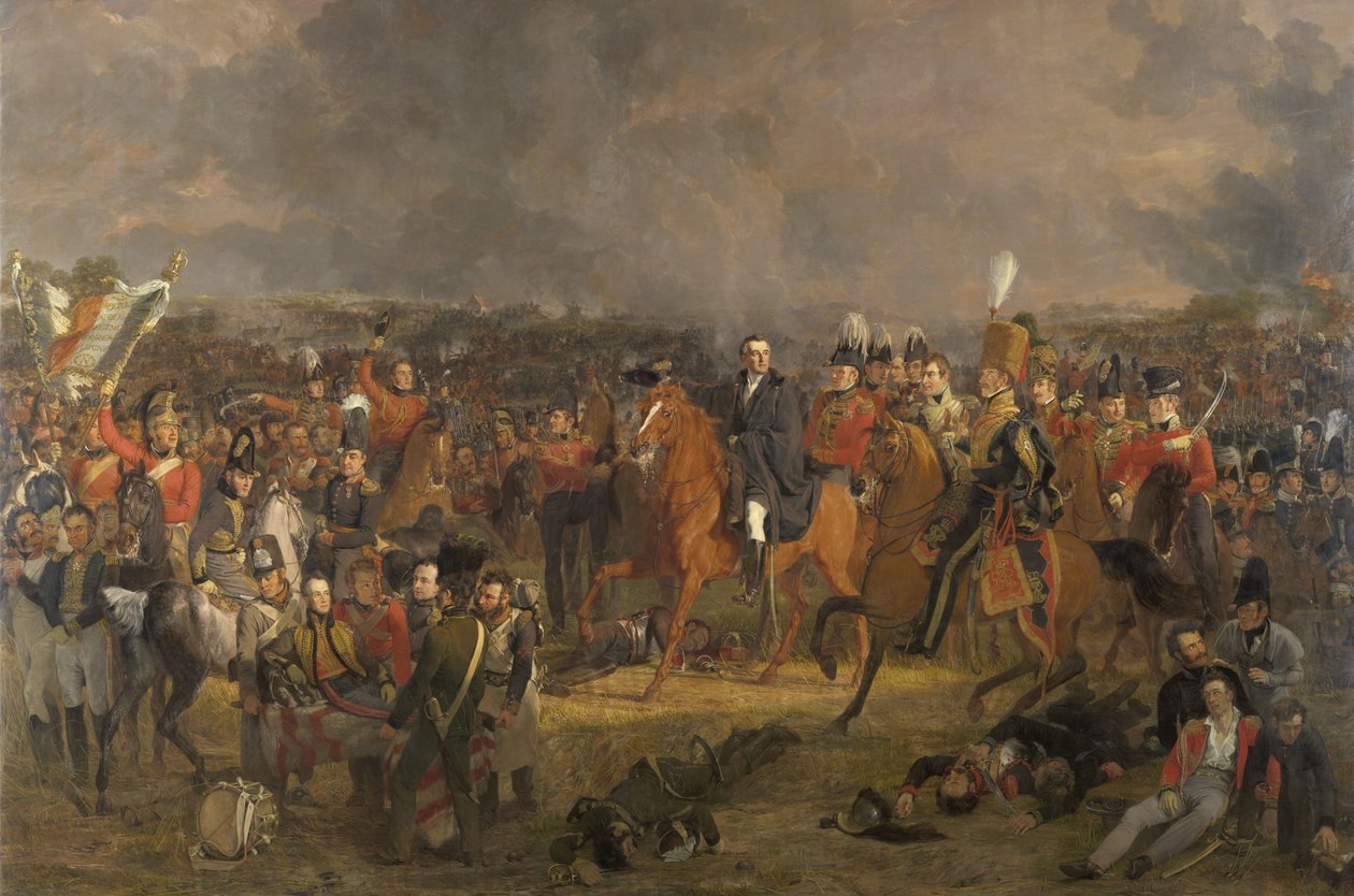 La battaglia di Waterloo da Jan Willem Pieneman