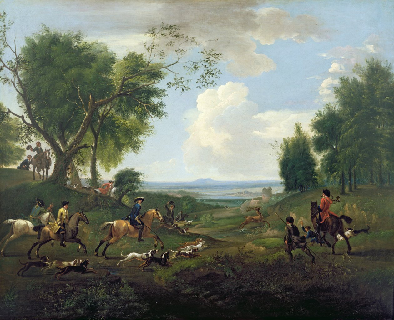 Scena di caccia da Jan Wyck