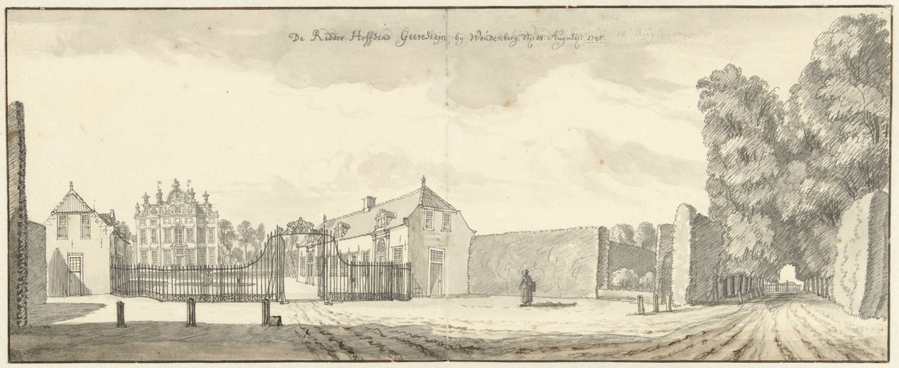 Castello di Geerestein vicino a Woudenberg da Jan de Beijer