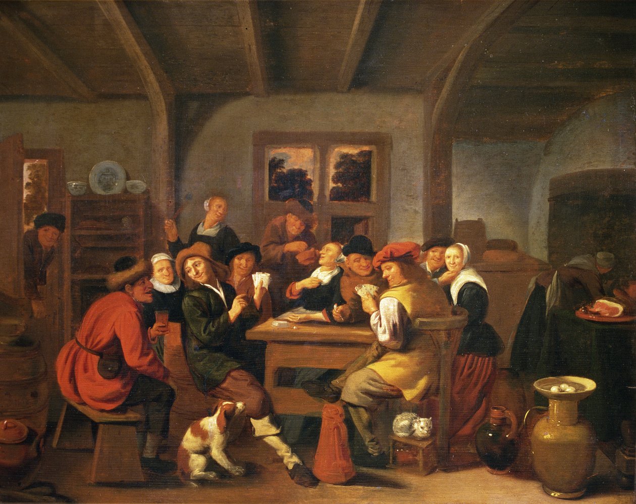 Una festa felice da Jan or Johannes Hals