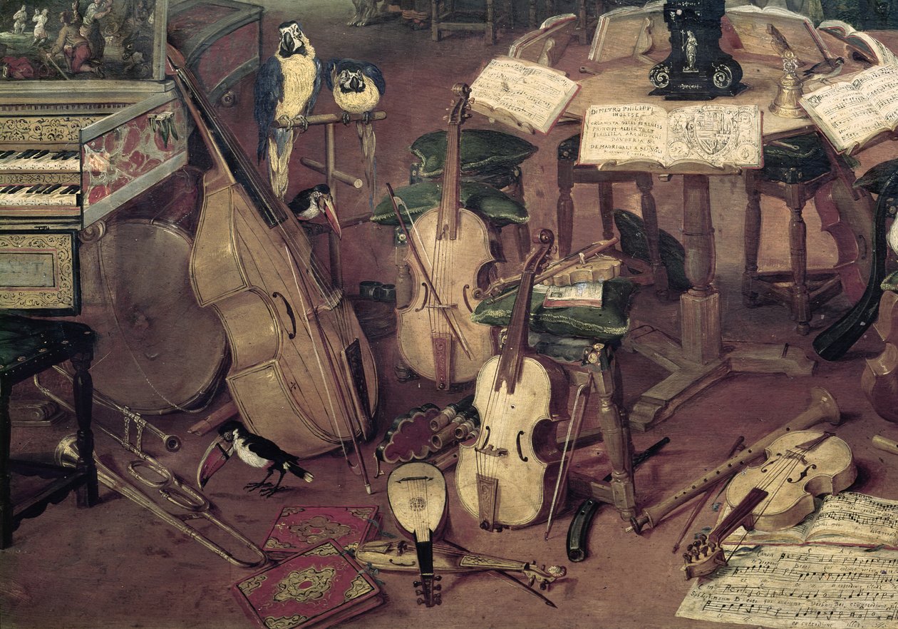 Udito, 1617 (dettaglio) da Jan the Elder Brueghel