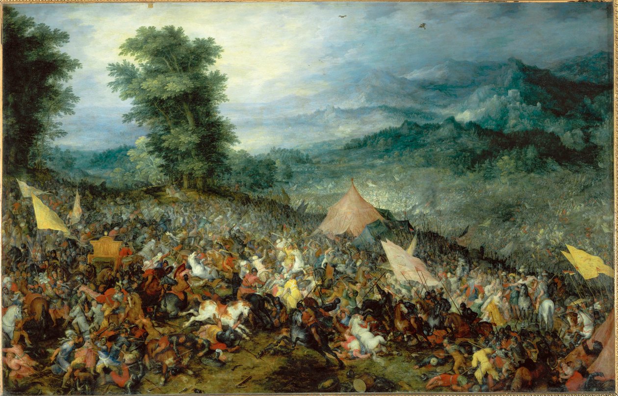 La battaglia di Issos ... da Jan the Elder Brueghel