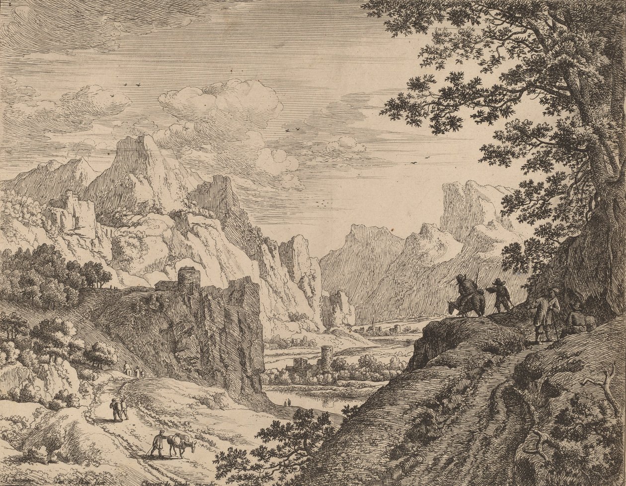 Vista del fiume Reno da Jan van Aken