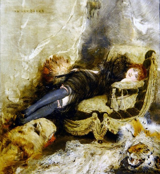 La Cortigiana, c.1990 da Jan van Beers
