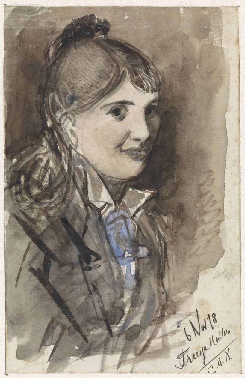Ritratto di Treesje Muller da Jan van Essen