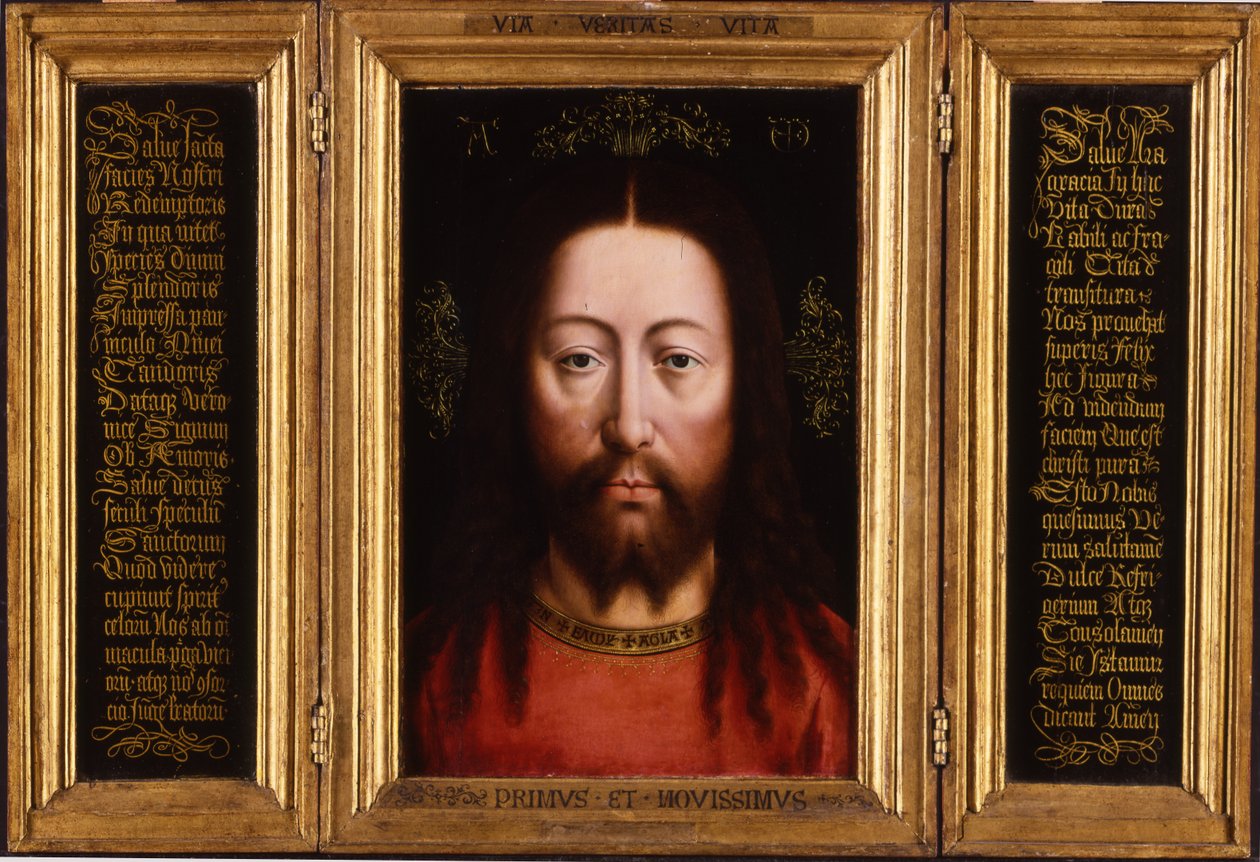 Trittico: Cristo come Salvator Mundi da Jan van Eyck