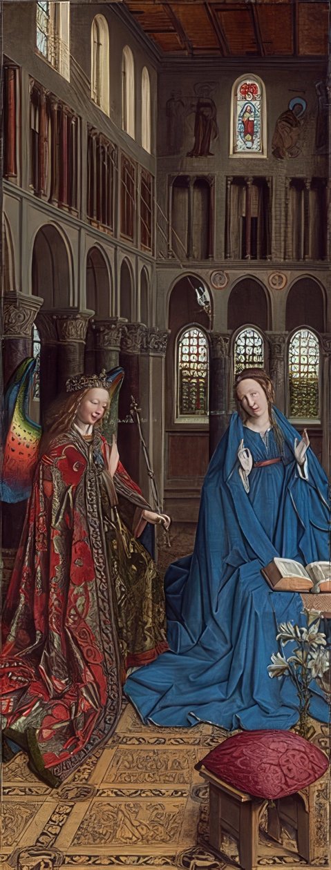 Annunciazione da Jan van Eyck