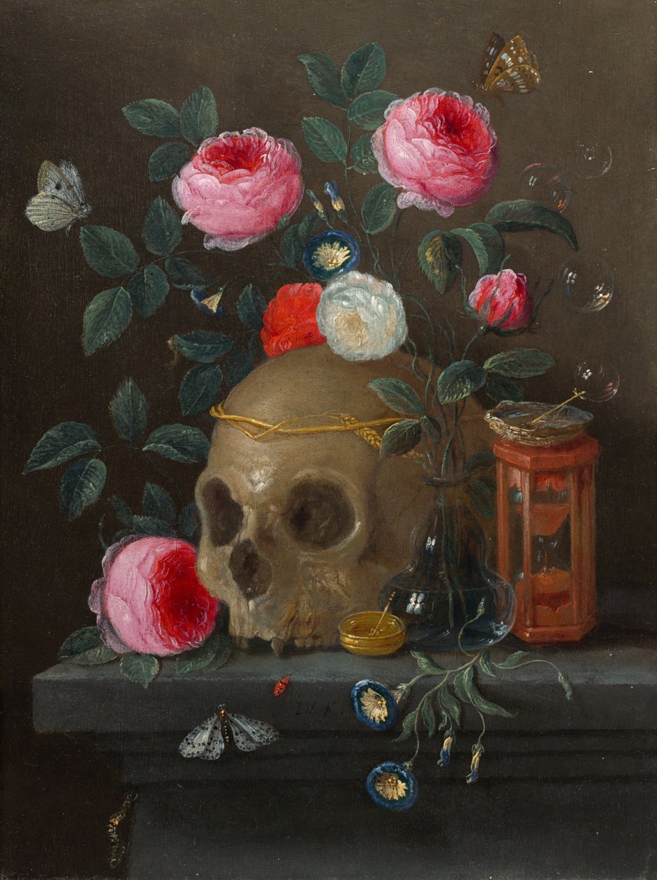 Vanitas Natura Morta, c. 1665-1670 da Jan van Kessel