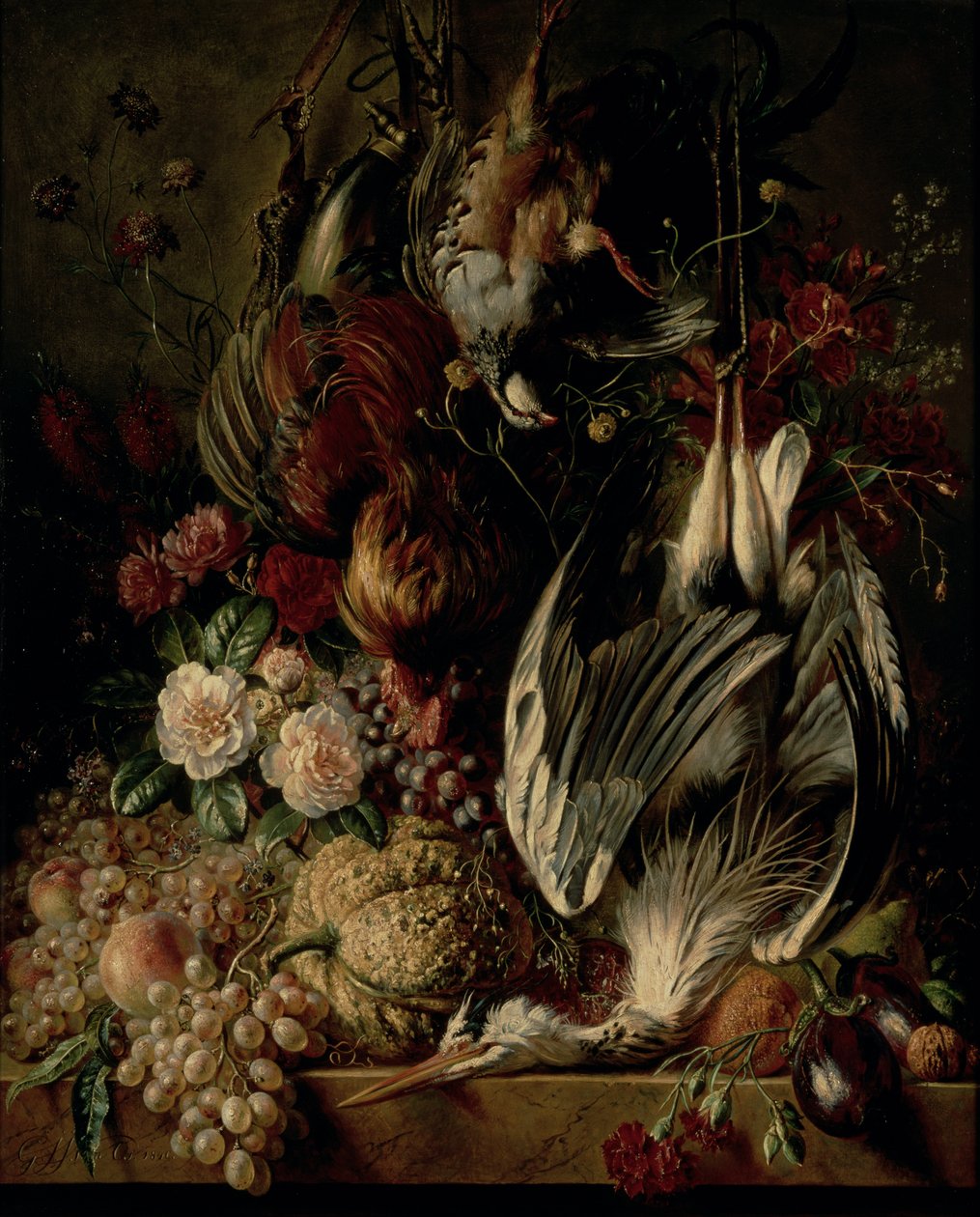 Natura morta, 1840 da Jan van Os