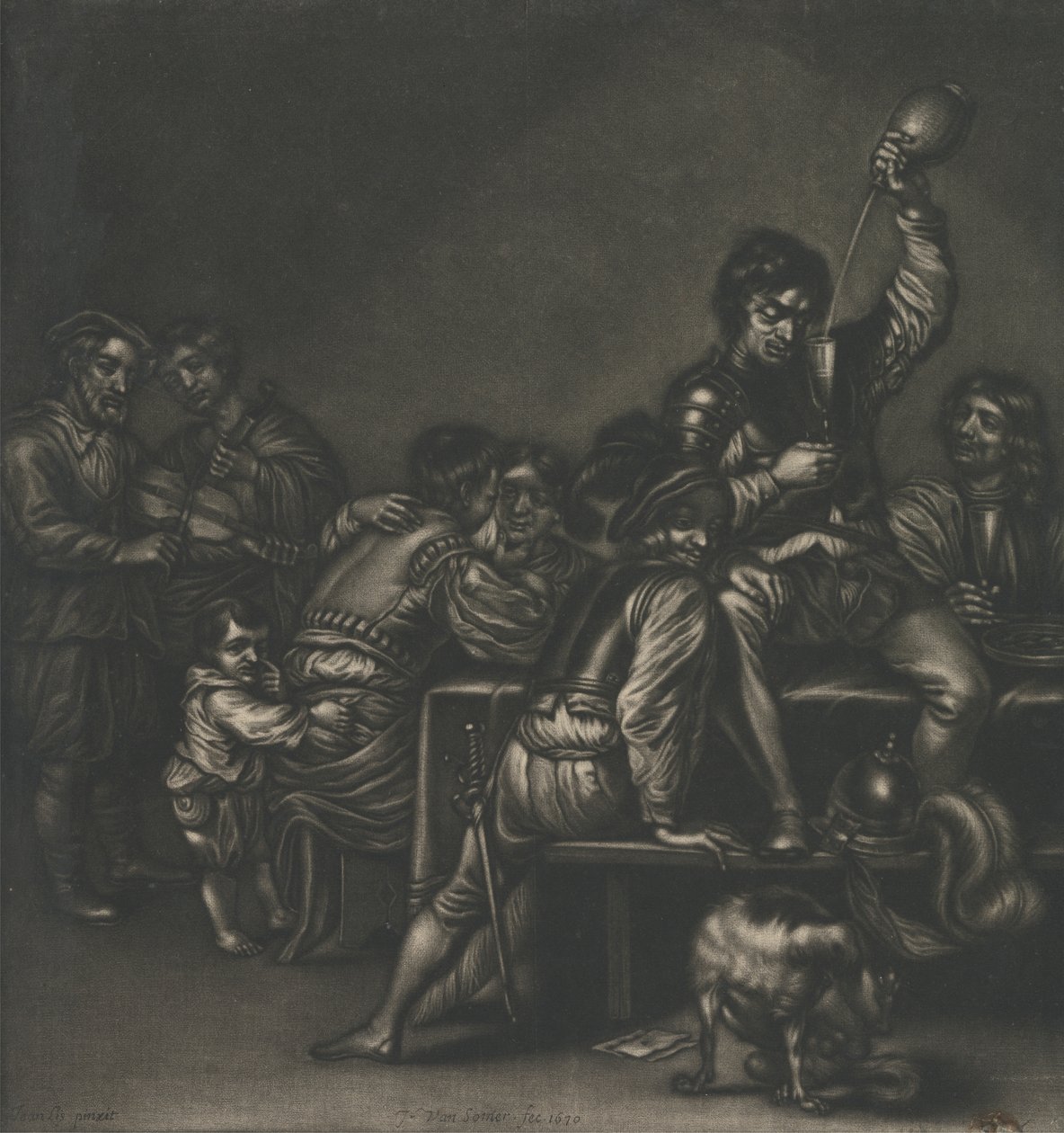 Il banchetto da Jan van Somer