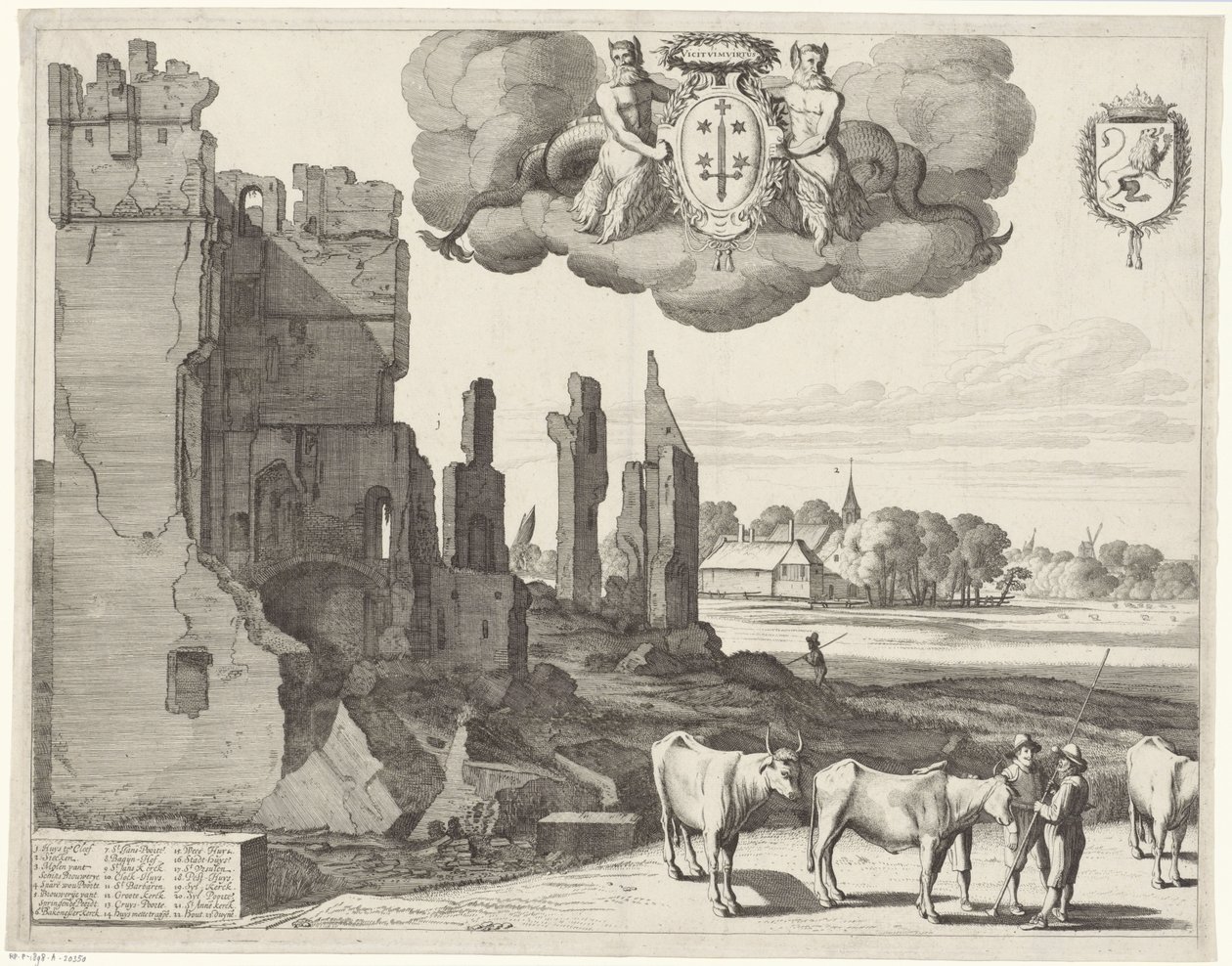 Veduta di Haarlem (foglio sinistro) da Jan van de Velde (II)