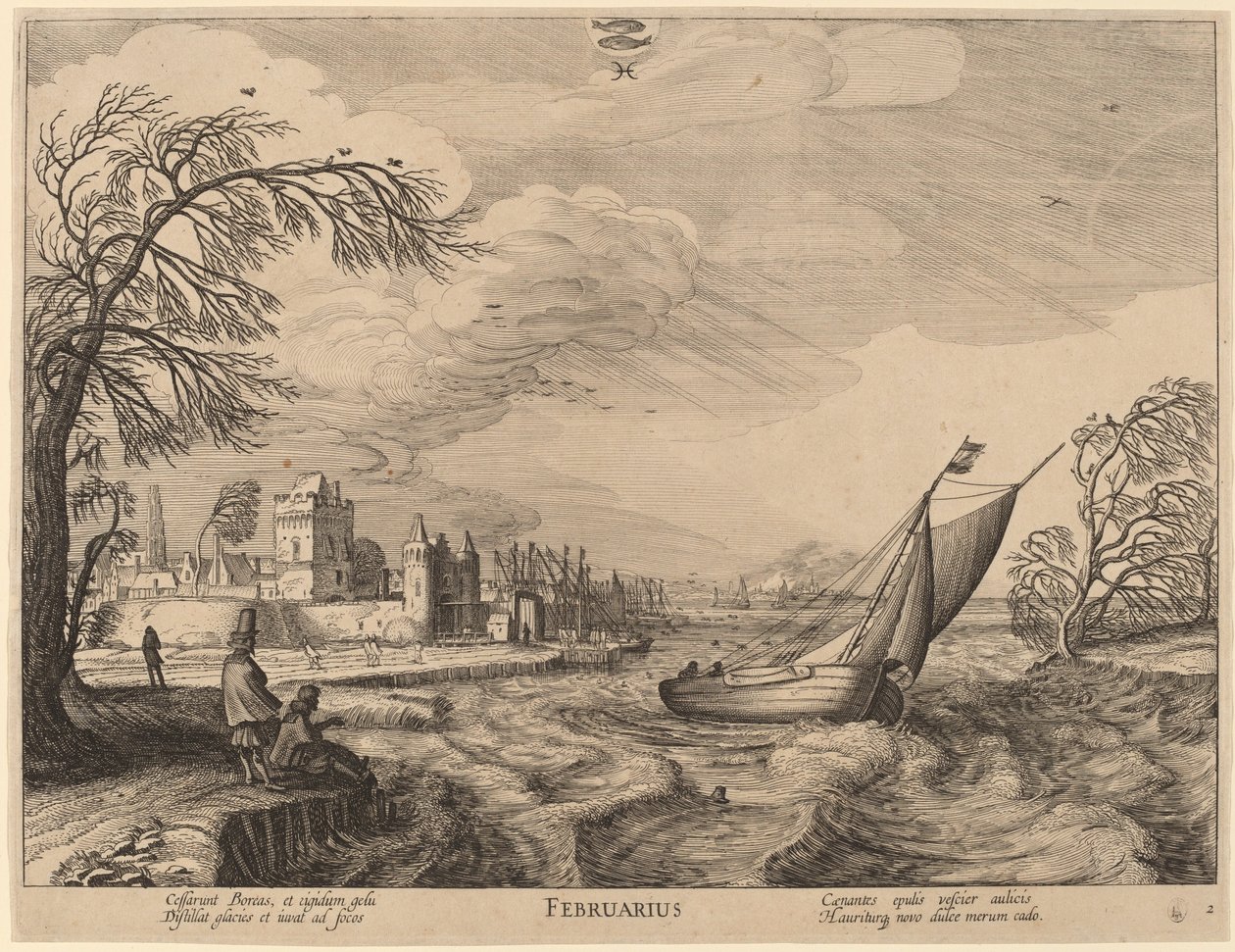Febbraio da Jan van de Velde II
