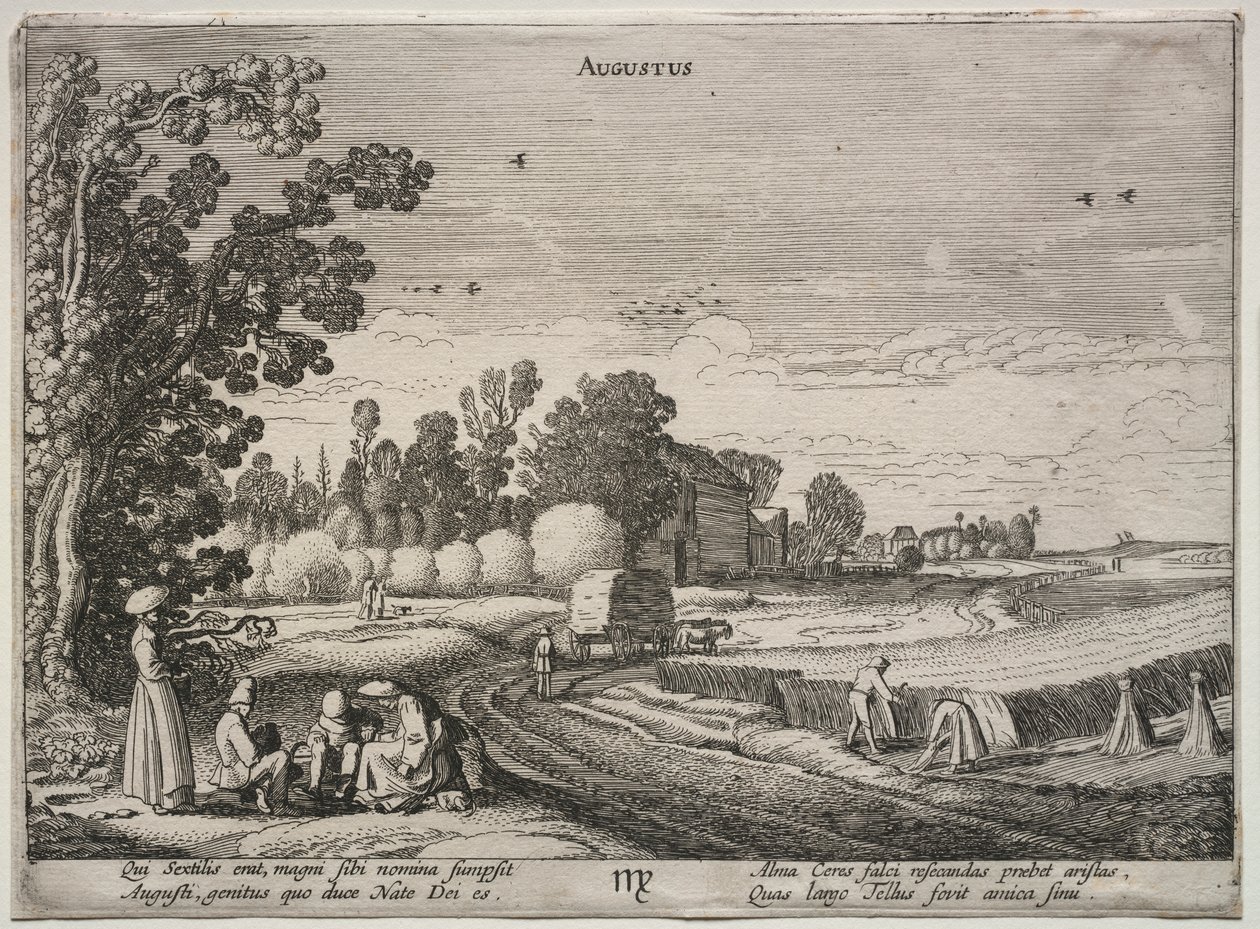 I Dodici Mesi: Agosto da Jan van de Velde II