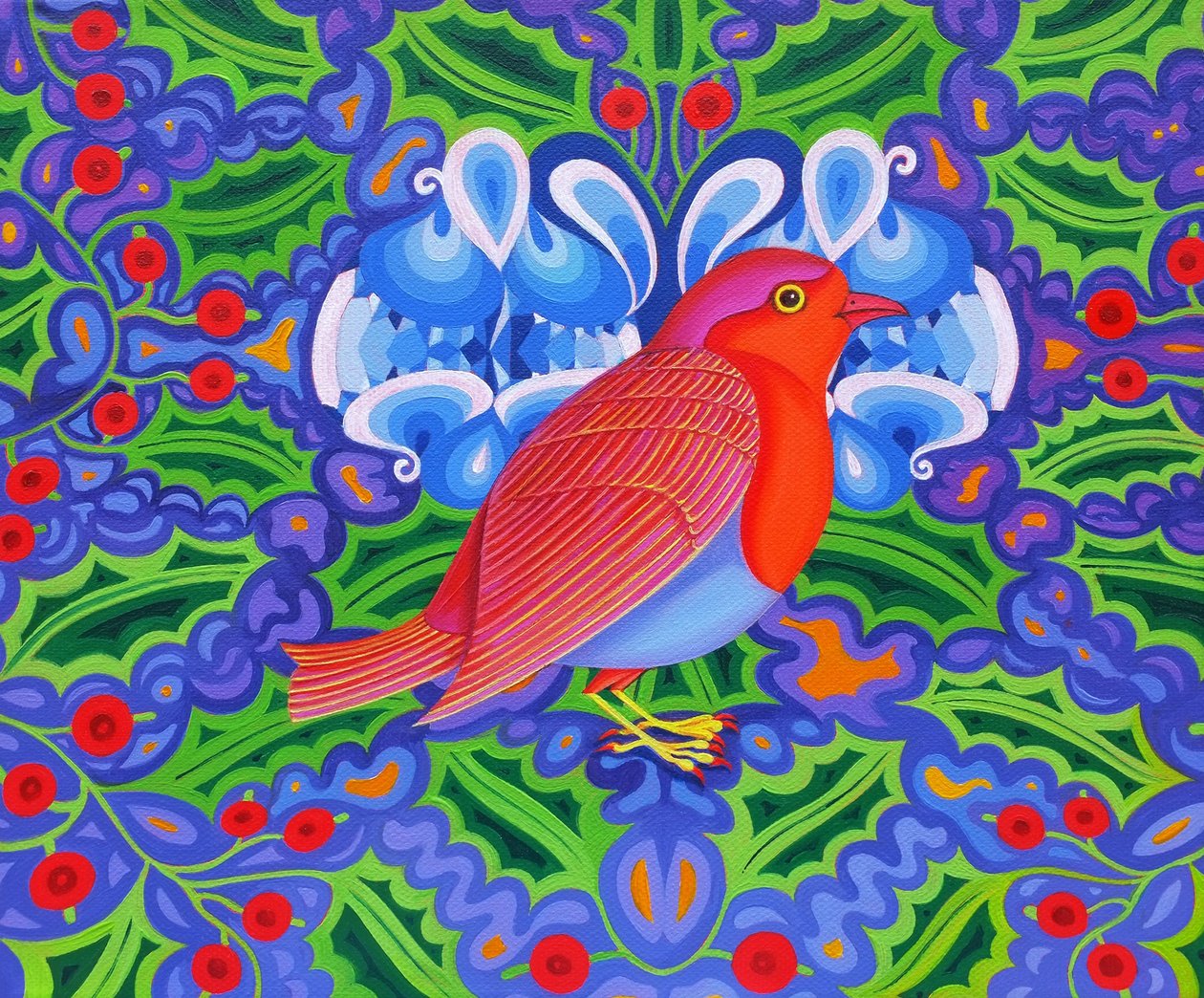 Pettirosso di Natale, 2012 da Jane Tattersfield