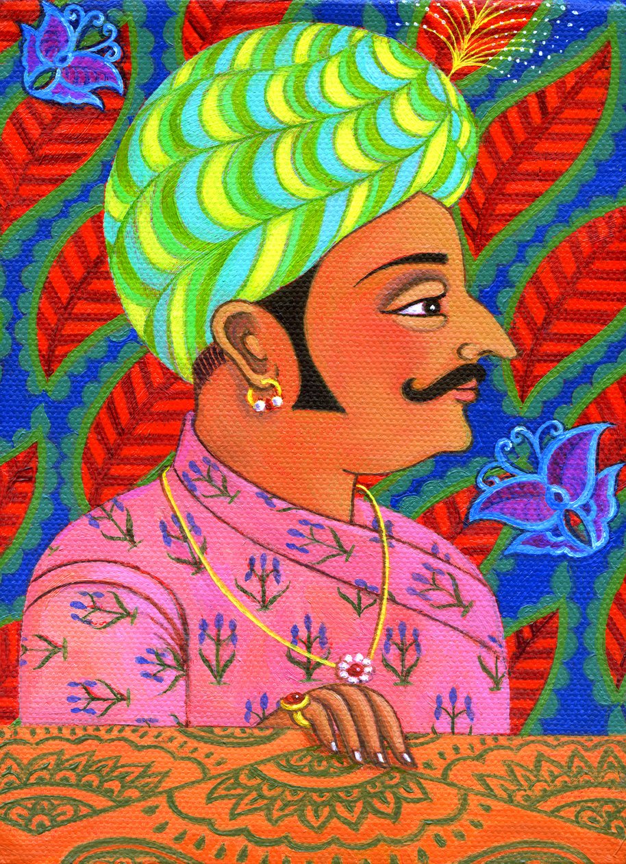 Maharaja con farfalle, 2011 da Jane Tattersfield