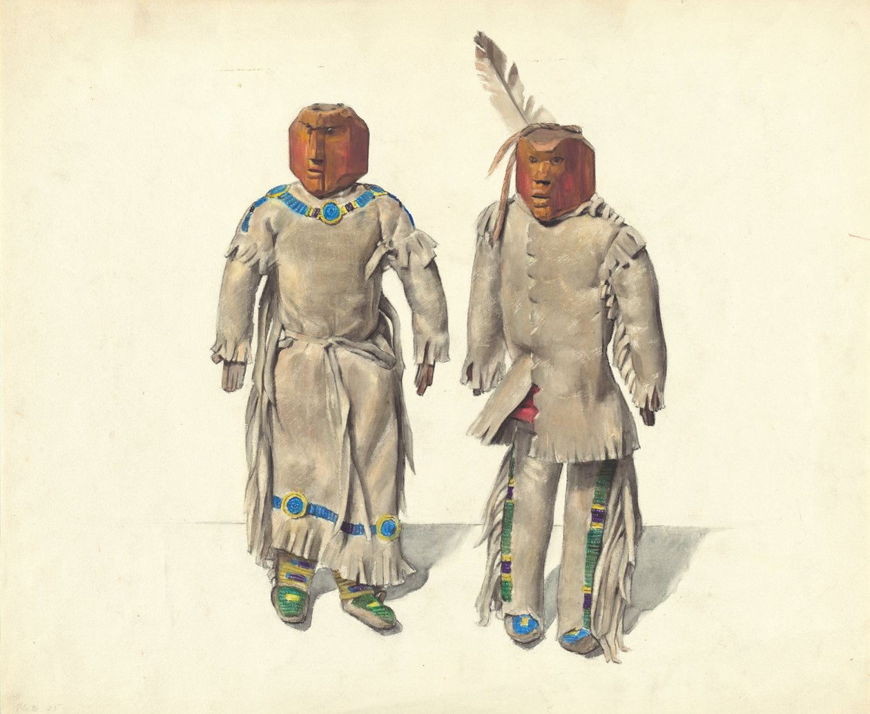 Bambole indiane Cree da Jane Iverson