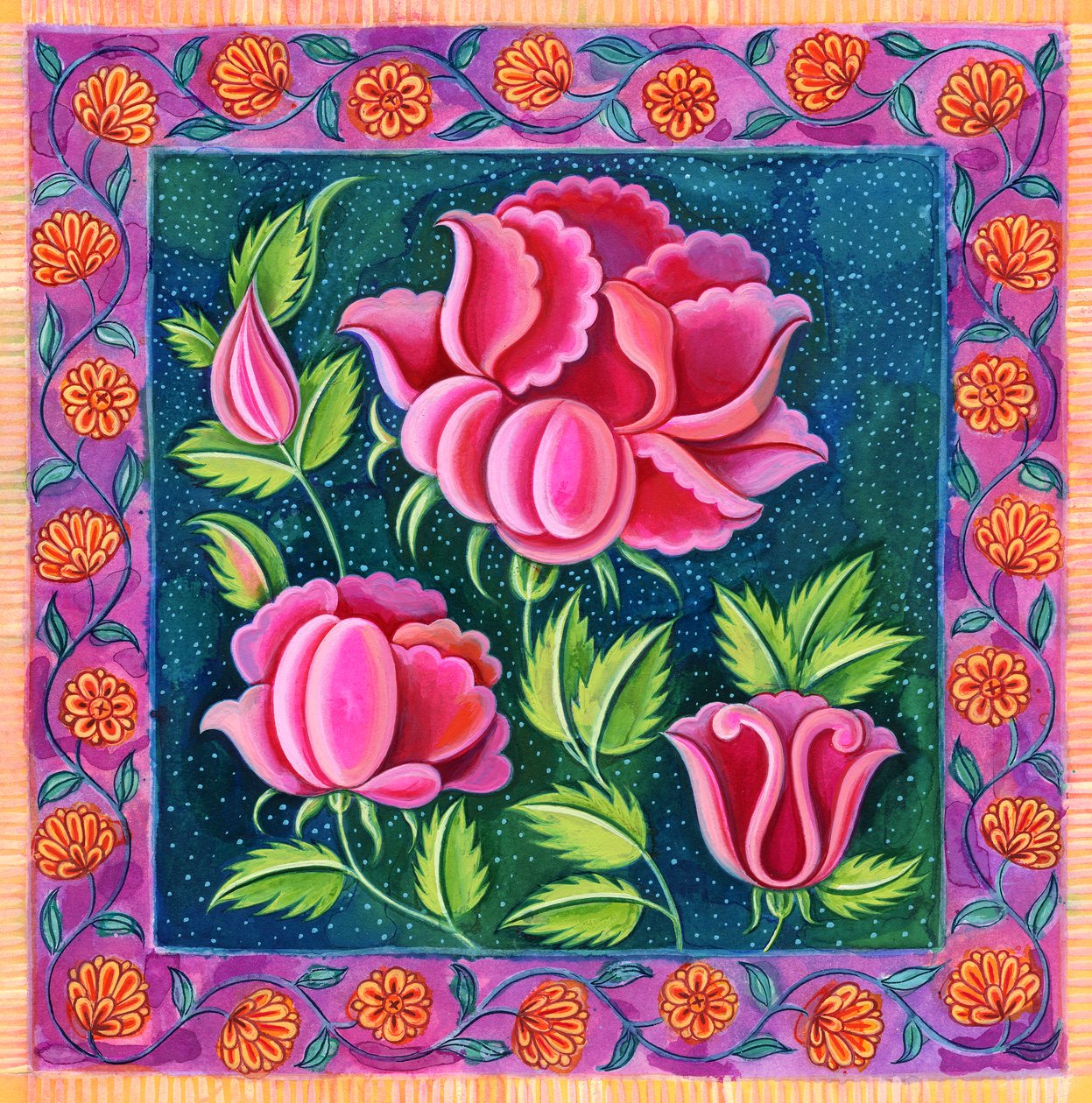 Fiori rosa da Jane Tattersfield