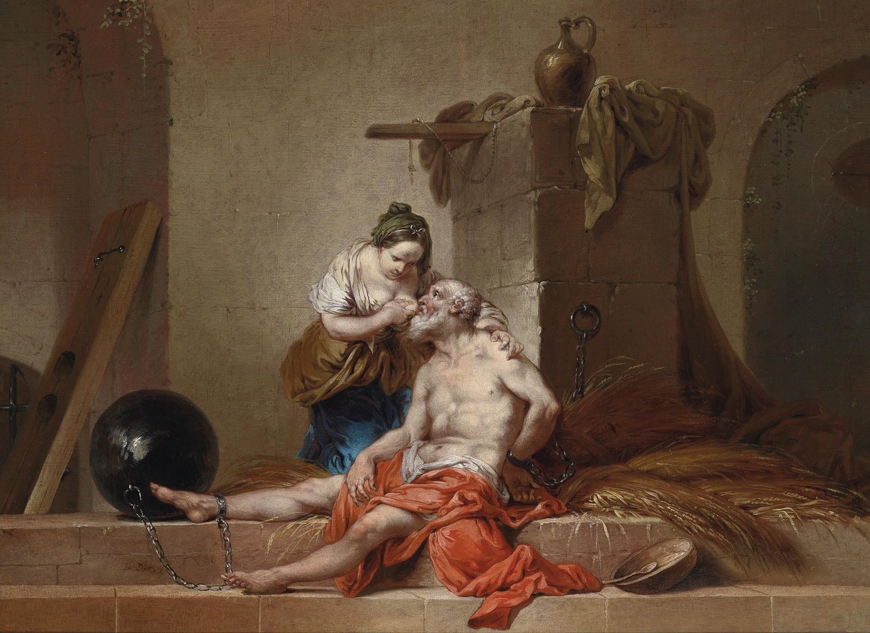 Carità romana da Januarius Zick