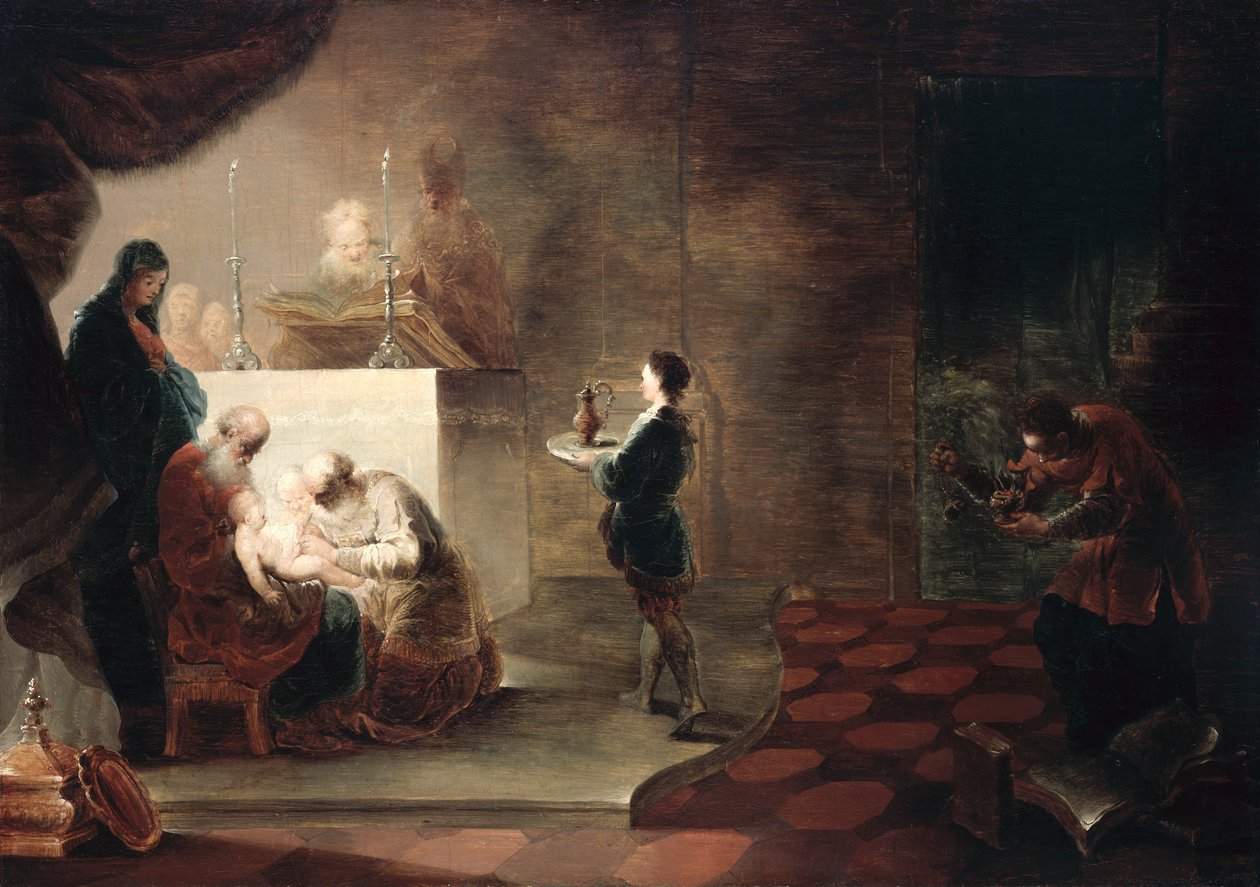 La circoncisione di Cristo, dopo il 1751 da Januarius Zick