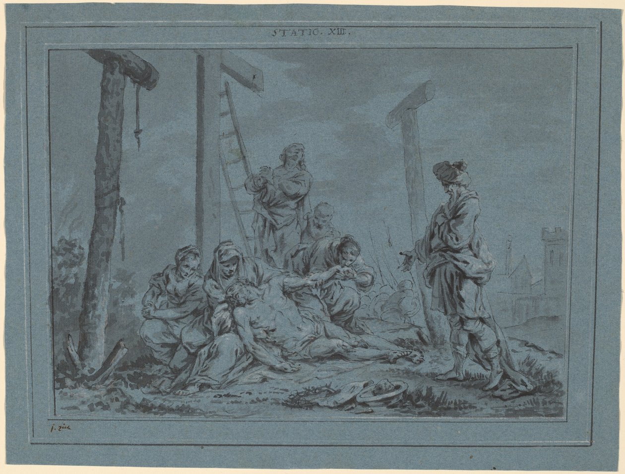 La Lamentazione (STATIO XIII) da Januarius Zick