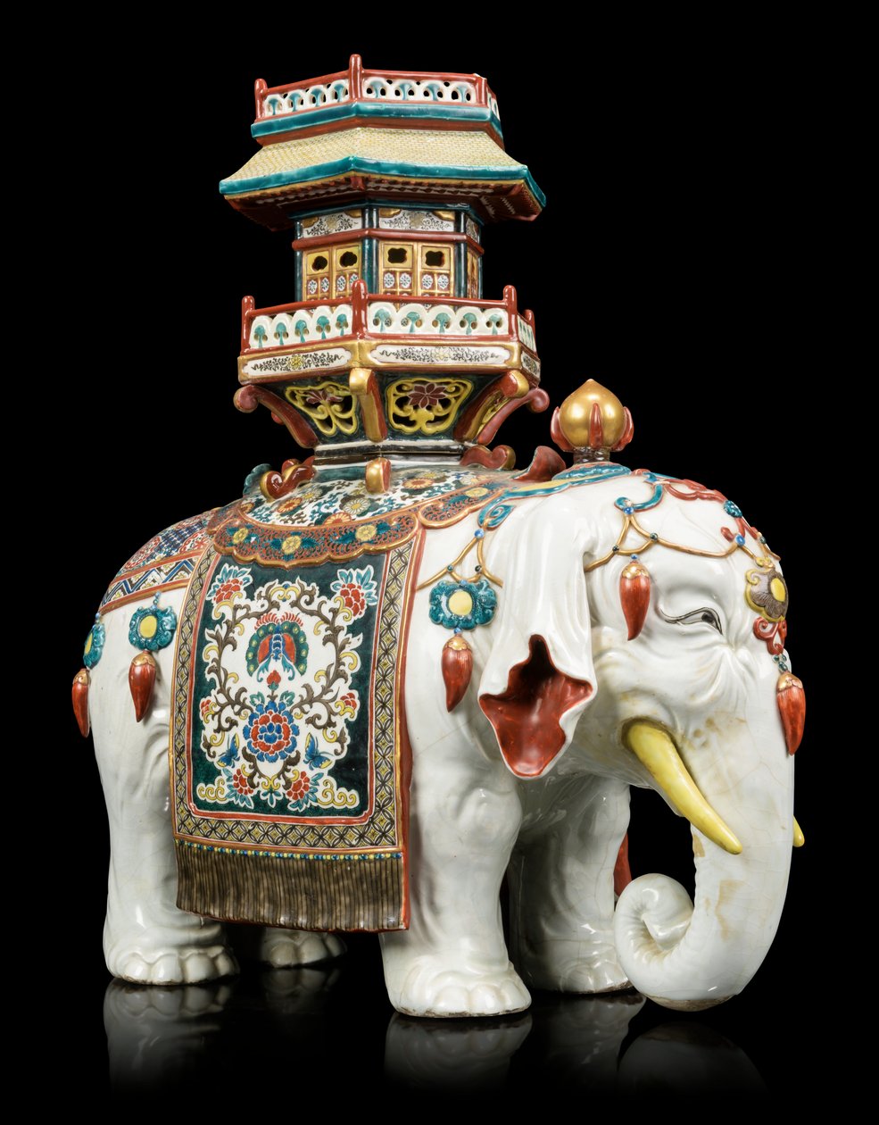 Elefante in stile Kakiemon da Japanese School