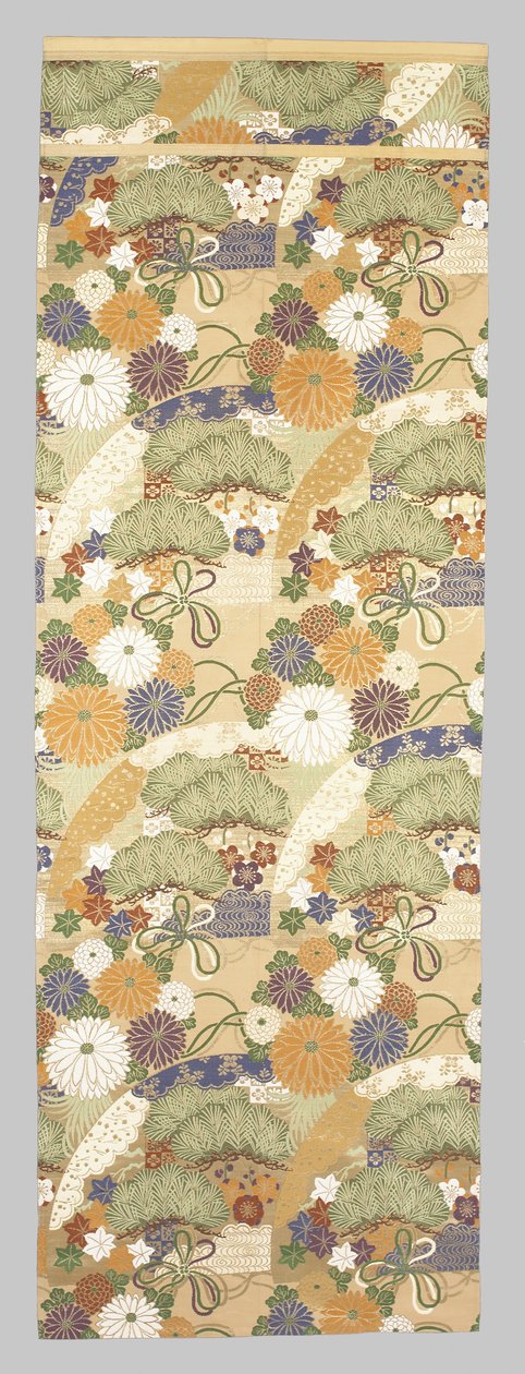 Frammento di Obi da Japanese School