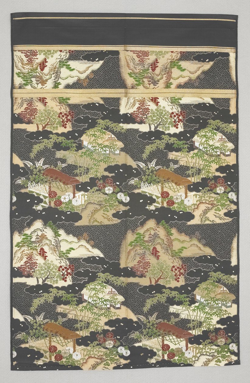 Frammento di Obi da Japanese School