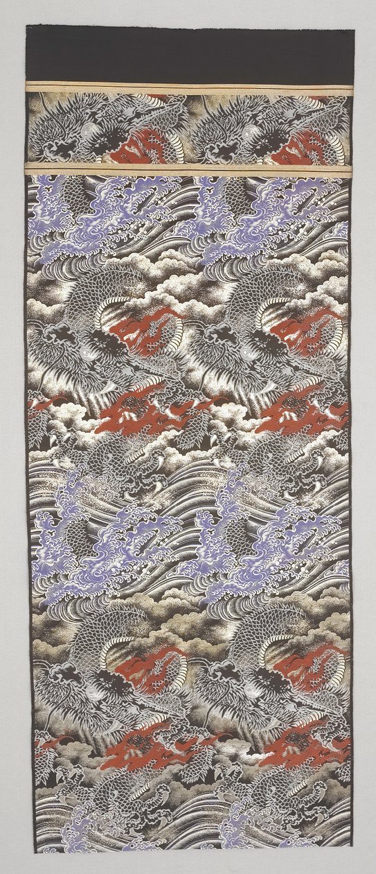 Frammento di Obi da Japanese School