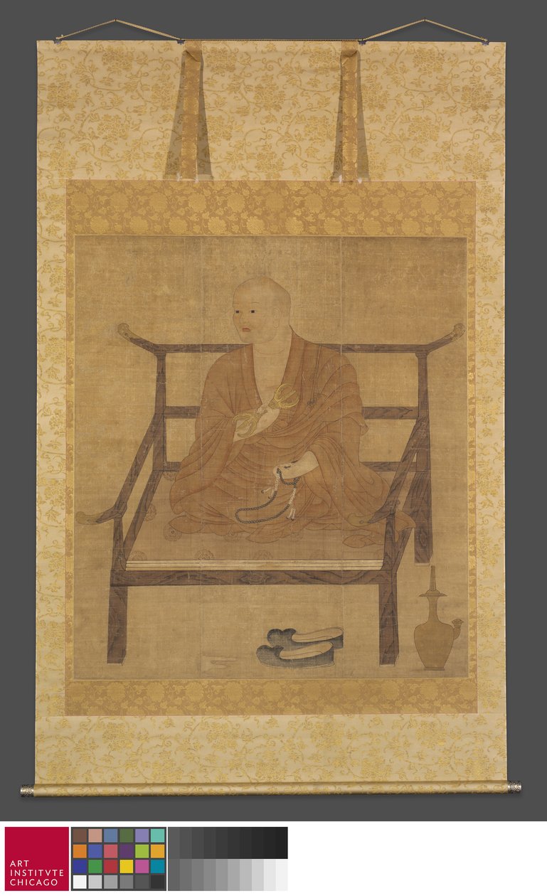 Ritratto di Kobo Daishi da Japanese School
