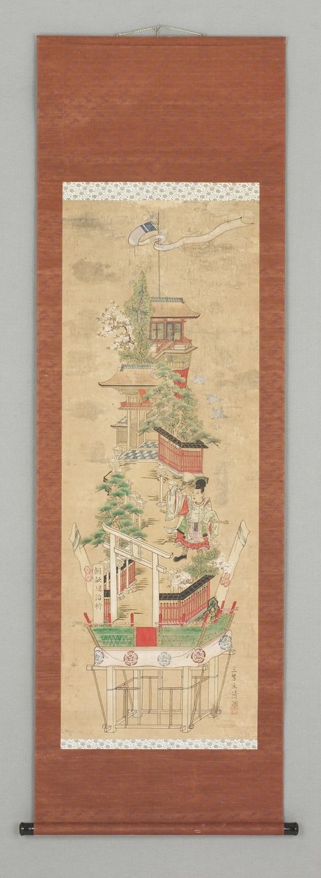Scena Ukiyoye, inizio XIX secolo da Japanese School