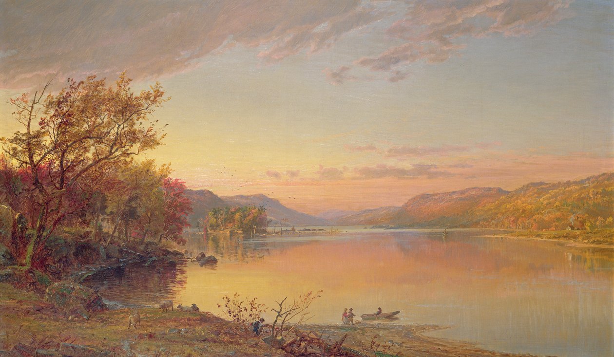 Lago George, NY, 1871 da Jasper Francis Cropsey