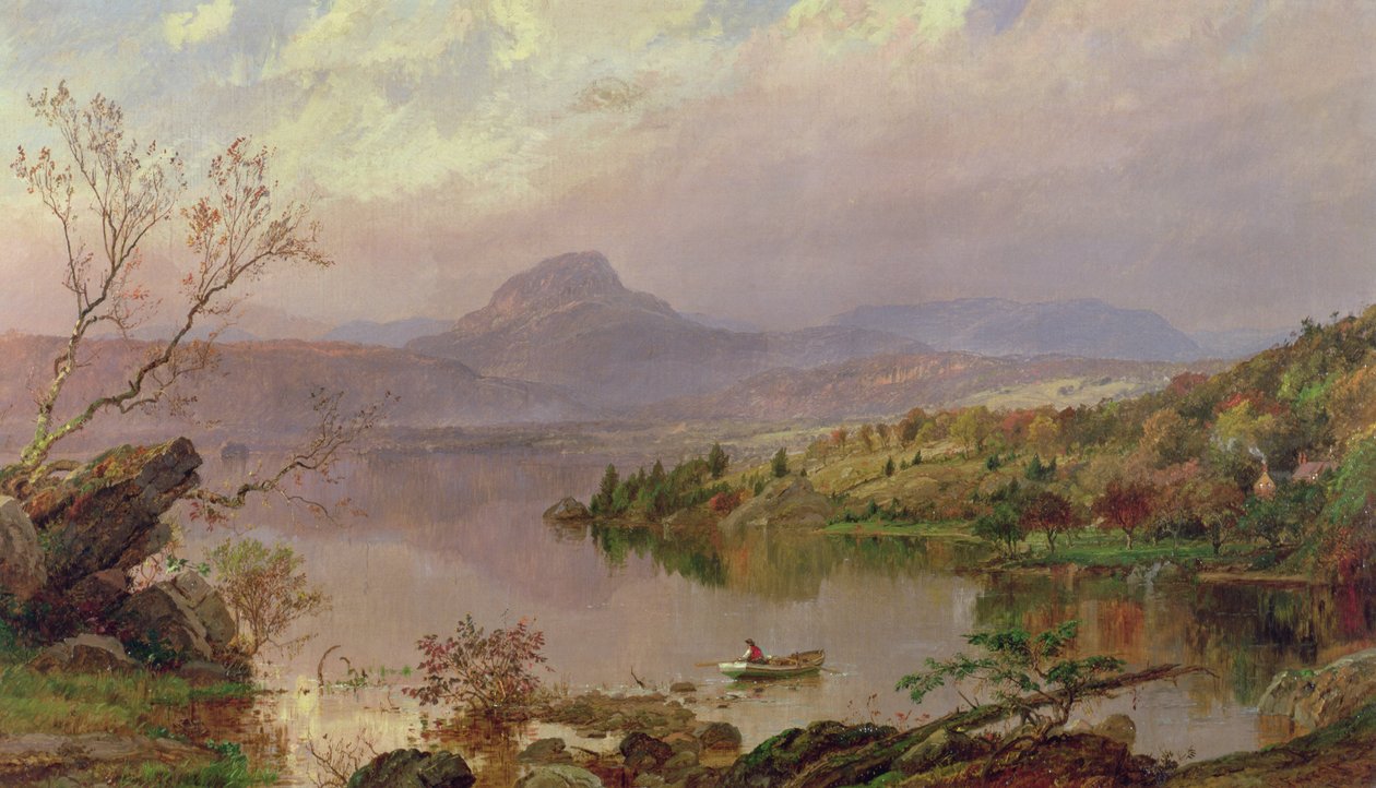 Sugarloaf da Wickham Lake, 1876 da Jasper Francis Cropsey
