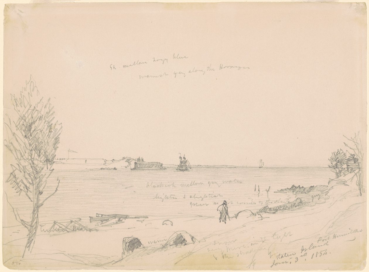 Forte Hamilton, Staten Island da Jasper Francis Cropsey